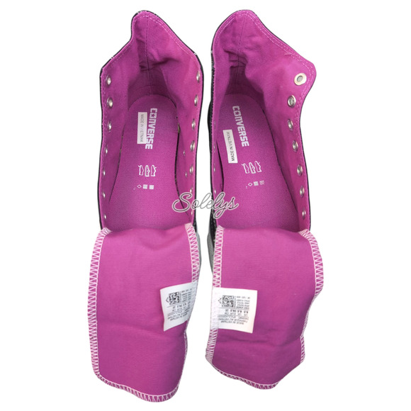 Converse 2013 CT Platform EVA High Top Striped Rainbow Sole Sneaker Womens 8.5 - Picture 9 of 10